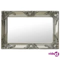 vidaXL Wall Mirror Baroque Style 60x40 cm Silver