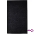 vidaXL Door Mat Black 117x220 cm PVC