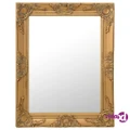 vidaXL Wall Mirror Baroque Style 50x60 cm Gold