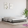 vidaXL Bed Frame Dark Grey 106x203 cm King Single Size Fabric