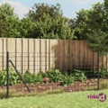 vidaXL Wire Mesh Fence Anthracite 1x10 m Galvanised Steel