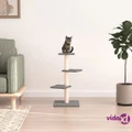 vidaXL Cat Tree with Sisal Scratching Posts Light Grey 70 cm
