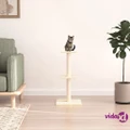 vidaXL Cat Tree with Sisal Scratching Posts Cream 73 cm