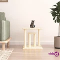 vidaXL Cat Scratching Posts with Platforms Cream 50 cm