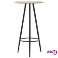vidaXL Bar Table Oak 60x107.5 cm MDF