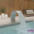 vidaXL Pool Fountain 22x60x70 cm Stainless Steel 304
