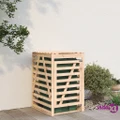 vidaXL Wheelie Bin Storage 84x90x128.5 cm Solid Wood Pine