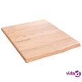vidaXL Wall Shelf Light Brown 40x50x2 cm Treated Solid Wood Oak