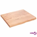 vidaXL Wall Shelf Light Brown 60x50x2 cm Treated Solid Wood Oak