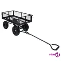 vidaXL Garden Hand Trolley Black 250 kg