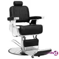 vidaXL Barber Chair Black 68x69x116 cm Faux Leather
