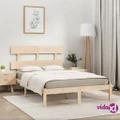 vidaXL Bed Frame Solid Wood 183x203 cm King Size