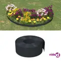 vidaXL Garden Edgings 5 pcs Black 10 m 20 cm Polyethylene
