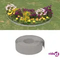 vidaXL Garden Edgings 3 pcs Grey 10 m 15 cm Polyethylene