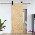 vidaXL Door NARVIK 95x210 cm Solid Wood Pine