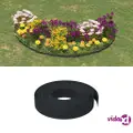vidaXL Garden Edgings 3 pcs Black 10 m 10 cm Polyethylene