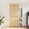 vidaXL Sliding Door with Hardware Set 85x210 cm Solid Wood Pine