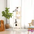 vidaXL Cat Tree with Sisal Scratching Posts Cream 169 cm