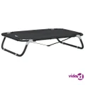 vidaXL Dog Bed Foldable Anthracite Oxford Fabric and Steel