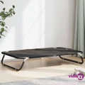 vidaXL Dog Bed Foldable Anthracite Oxford Fabric and Steel
