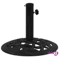 vidaXL Umbrella Base Black 40x40x32 cm Cast Iron