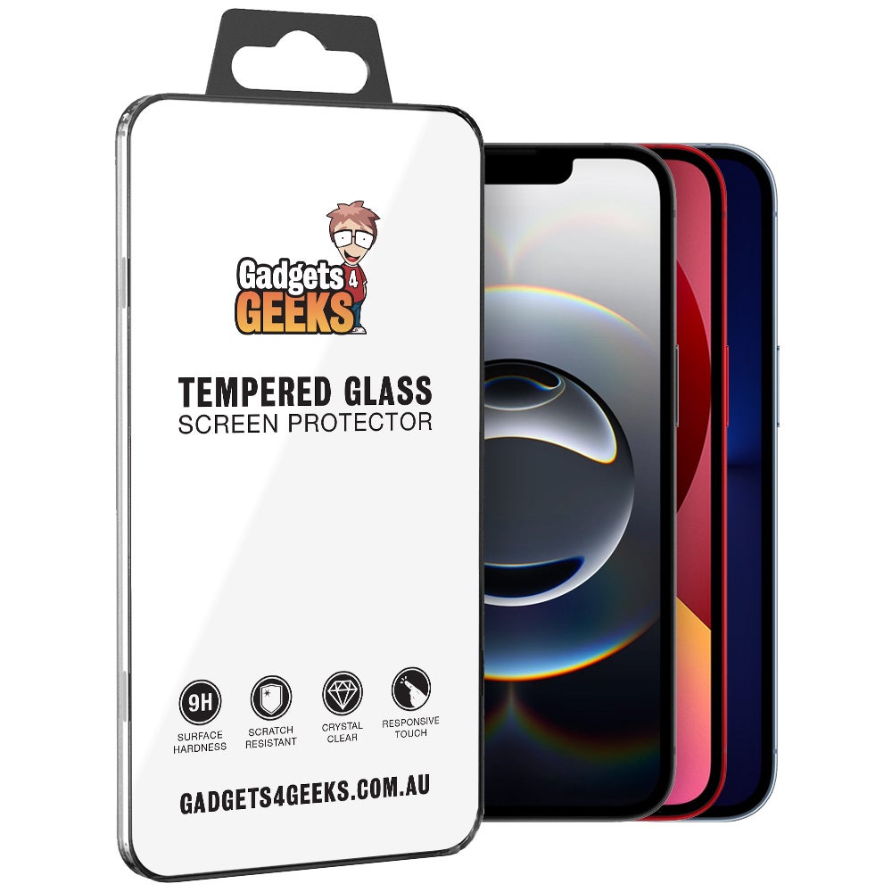 9H Tempered Glass Screen Protector for Apple iPhone 17e / 16e / 13 / 13 Pro