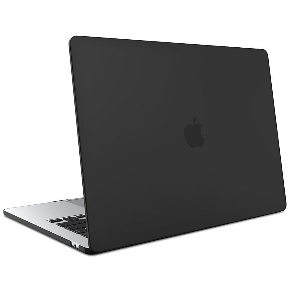 Frosted Hard Shell Case for Apple MacBook Air (13-inch) 2025 / 2024 / 2022 - Black (Matte)
