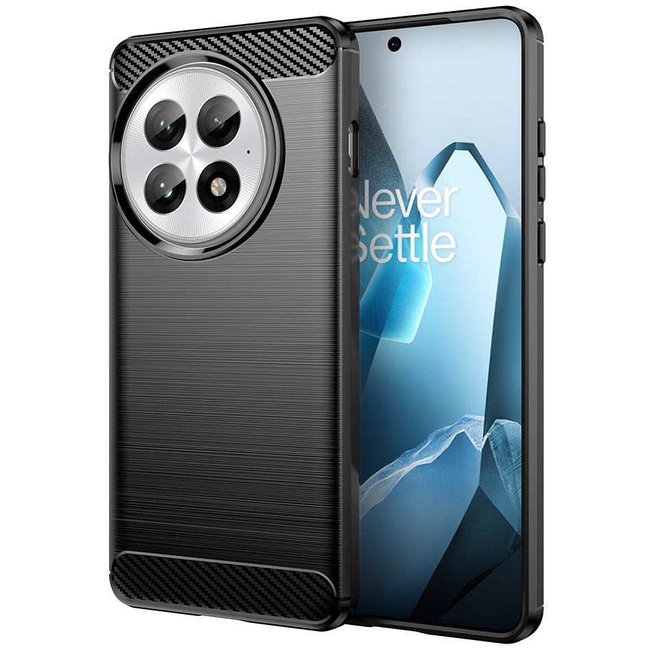 Flexi Slim Carbon Fibre Case for OnePlus 13 - Brushed Black