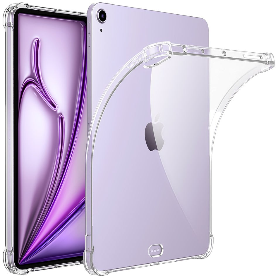 Flexi Gel Shockproof Case for Apple iPad Air 13-inch (M3 / M2) - Clear