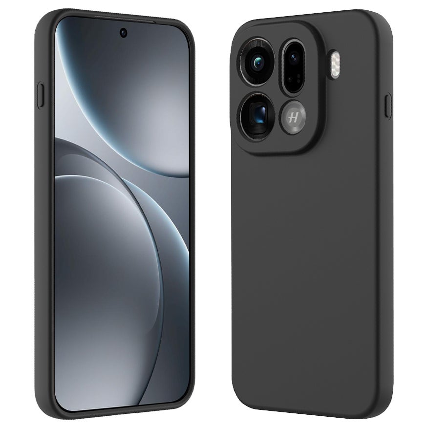 Flexi Stealth Liquid Silicone Case for Oppo Find X9 Pro - Black (Matte)