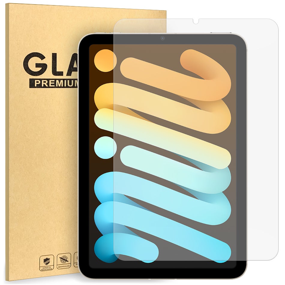9H Tempered Glass Screen Protector for Apple iPad Mini 7th Gen (2024) / 6th Gen (2021)
