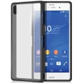 Orzly Fusion Frame Bumper Case for Sony Xperia Z3 - Black / Clear