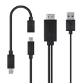 MHL Micro USB to HDMI TV Adapter Cable Pack for Mobile Phone / Tablet