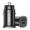 Baseus (30W) QC4+ / PPS / USB-PD Type-C Fast Car Charger for Phone / Tablet - Black