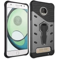 Slim Shield Tough Shockproof Case for Motorola Moto Z Play - Silver