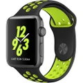 Sport Plus Silicone Band Strap for Apple Watch 42mm / 44mm - Black (Yellow)
