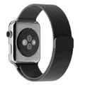 Milanese Loop Magnetic Stainless Steel Band for Apple Watch 42mm / 44mm - Black