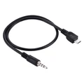 Short Micro USB (Male) to 3.5mm Aux Jack Audio Cable (40cm)