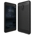Flexi Slim Carbon Fibre Case for Nokia 6 (2017) - Brushed Black