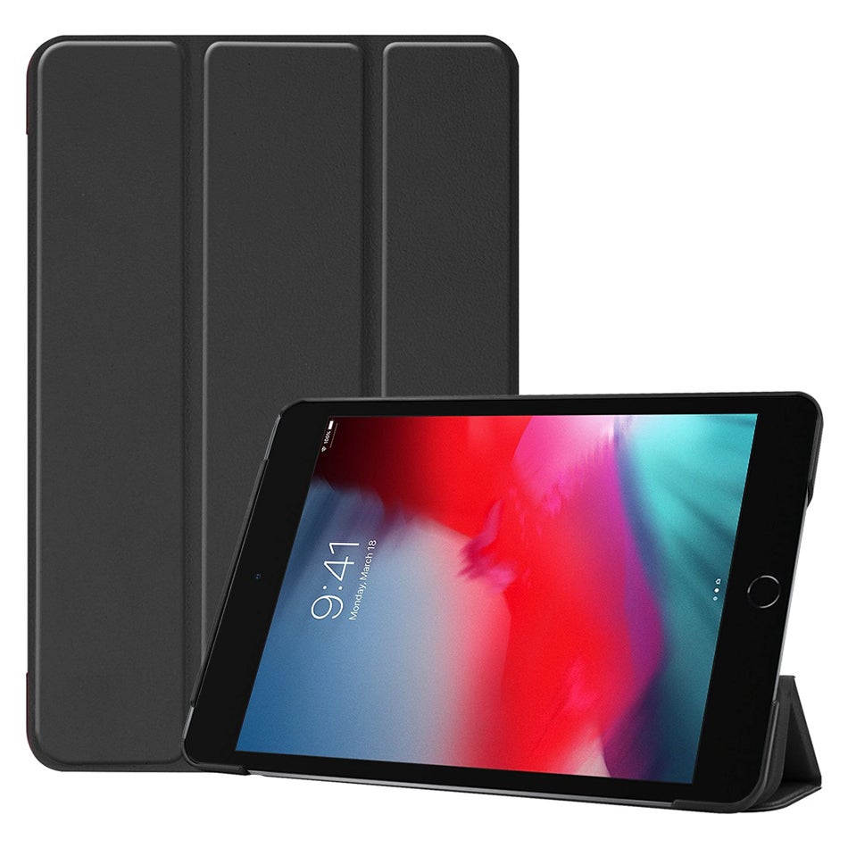 Trifold Sleep/Wake Smart Case for Apple iPad Mini (4th / 5th Gen) - Black