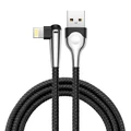 Baseus MVP 90 Degree (2.4A) Lightning Nylon Charging Cable (1m) for iPhone / iPad