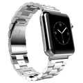Xincuco Stainless Steel Link Bracelet Band for Apple Watch 42mm / 44mm - Silver