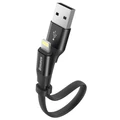 Baseus Nimble (2A) Short Flat Anti-tangle Lightning Cable (23cm) for iPhone / iPad