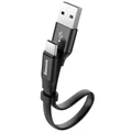 Baseus Nimble Short Flat USB Type-C Anti-tangle Charging Cable (23cm)
