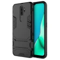 Slim Armour Tough Shockproof Case & Stand for Oppo A5 / A9 2020 - Black