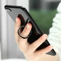 Baseus Privity Metal Finger Ring Holder & Desktop Stand for Phone - Black