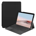 Slim Smart Case & Foldable Stand for Microsoft Surface Go 2 - Black