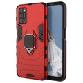 Slim Armour Tough Shockproof Case / Finger Ring Holder for Oppo A52 / A72 - Red