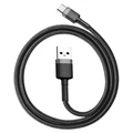 Baseus Cafule (3A) Short Nylon USB Type-C Charging Cable (50cm) - Black