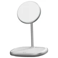 Baseus Swan (15W) Magnetic Wireless Charger Stand for iPhone 12 / Mini / Pro / Max - White